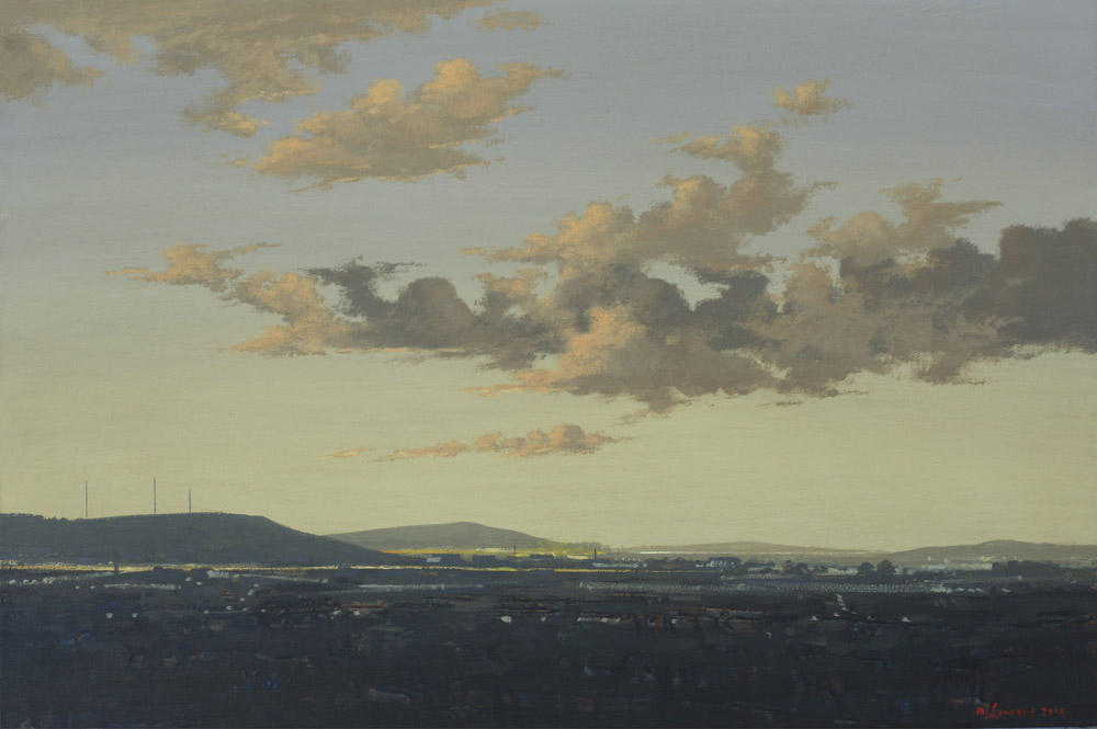 MJ Lourens, ​Outskirts VII, 2015, Acrylic on board, 40 x 50cm