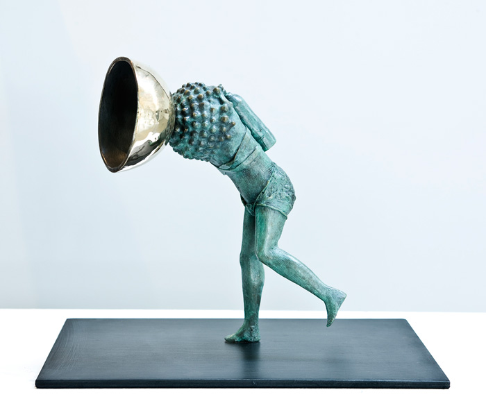 Gloomy Gazer, 2009, Bronze, 30cm (h), Edition 7
