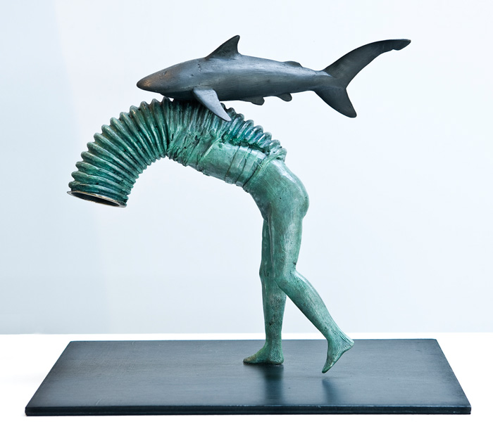 The Diamond Diver Makes his Debut, 2009, Bronze, 30cm (h), Edition 7